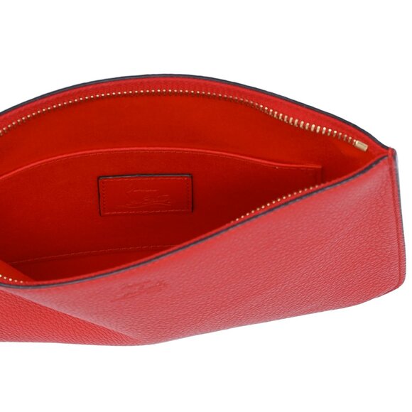 Christian Louboutin Loubicute Pouch with Charms Red Leather - Picture 6 of 6